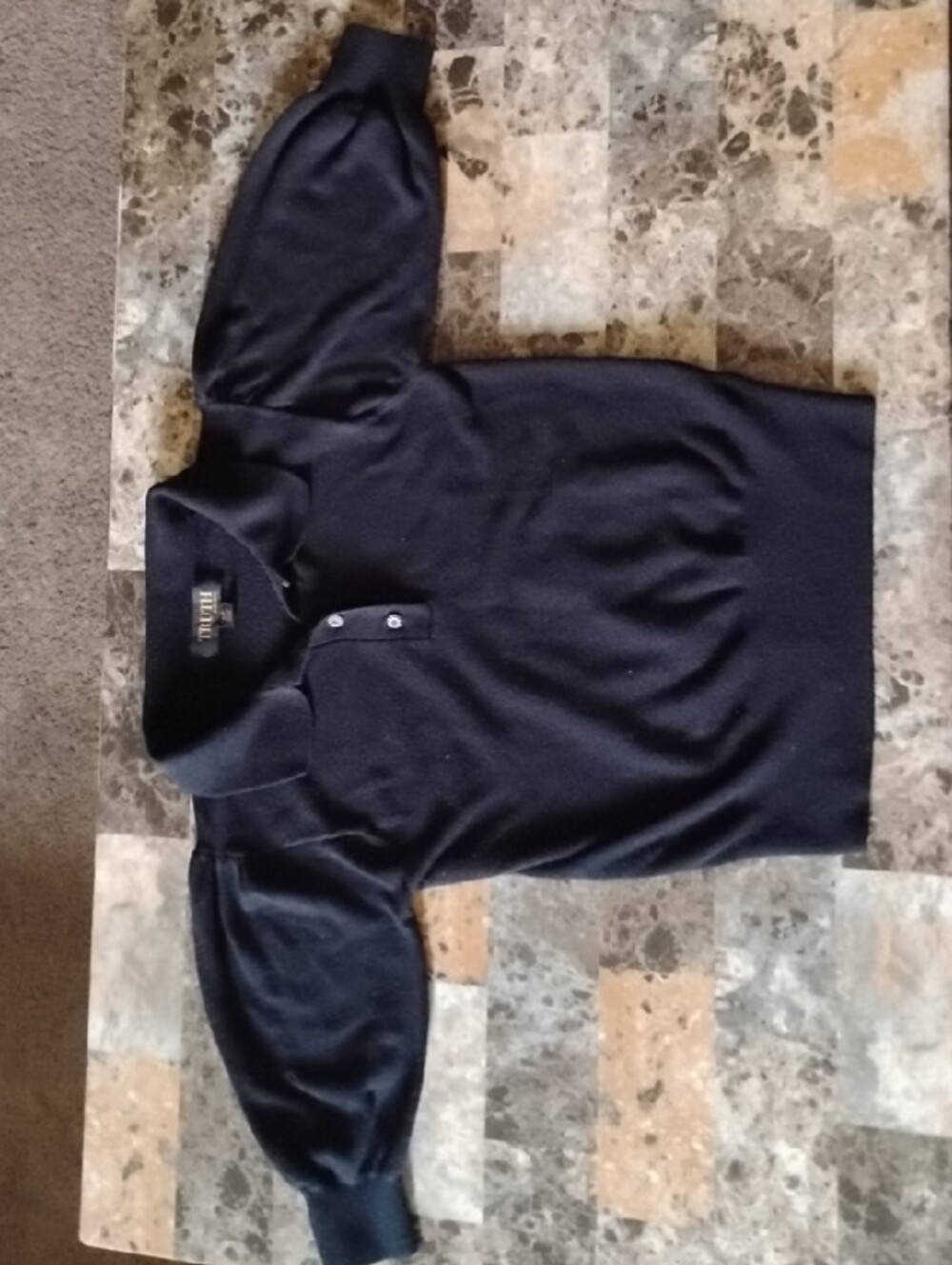 Truth Women's Black Polo Sweater